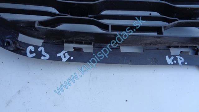 predná mriežka do nárazníka na citroen c3 lift, 9803502677